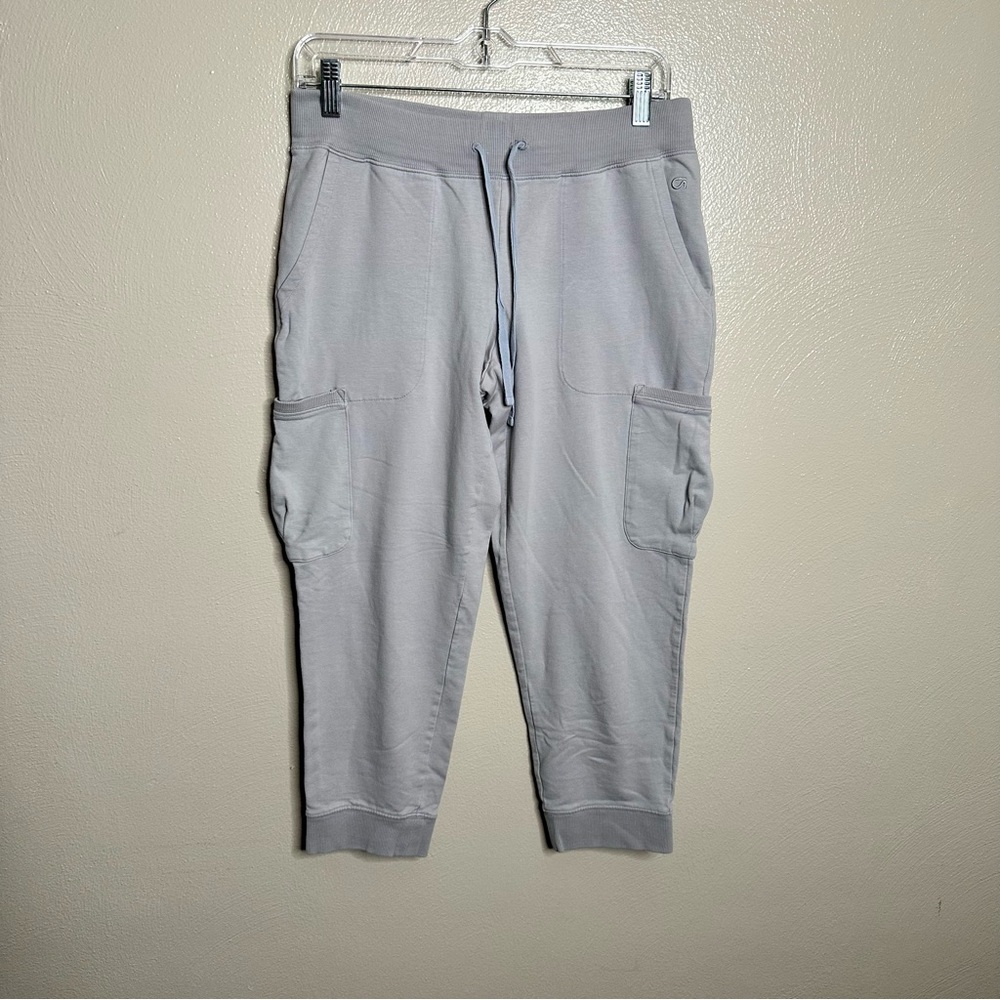 Gap Body Fit Light Gray Caro Capri Joggers Sweats Size Small